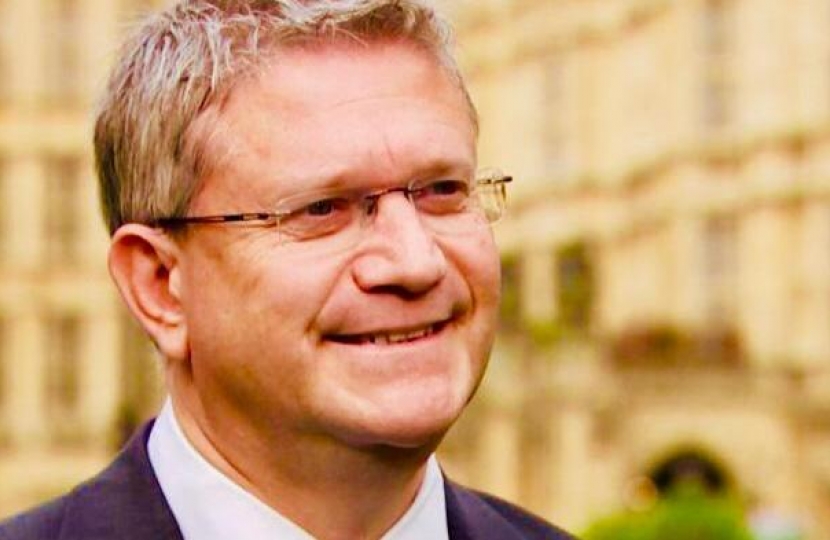 Andrew outside Parliament