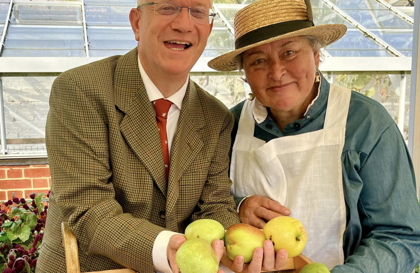 Andrew at Apple Day