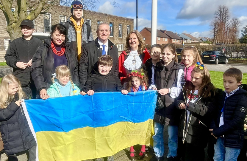 Andrew supporting Ukraine 