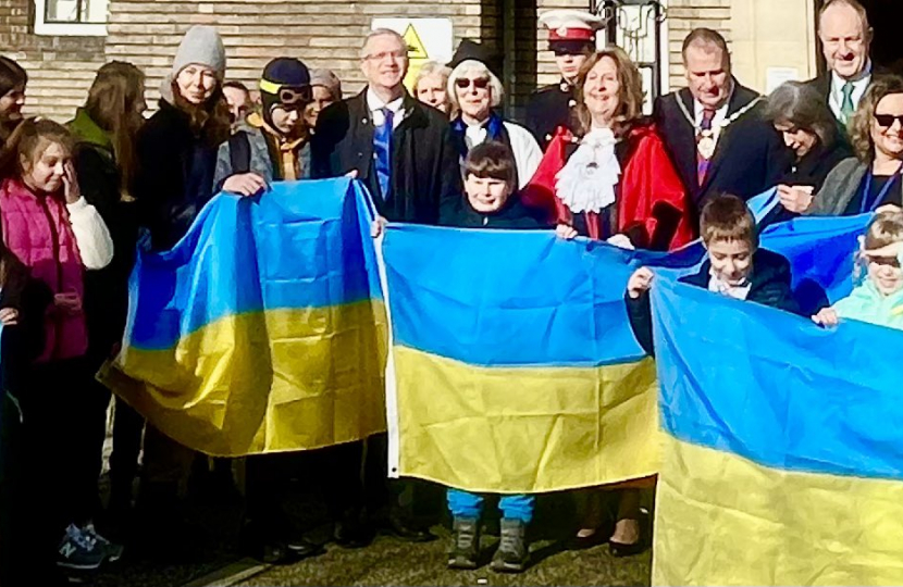 Andrew supporting Ukraine 