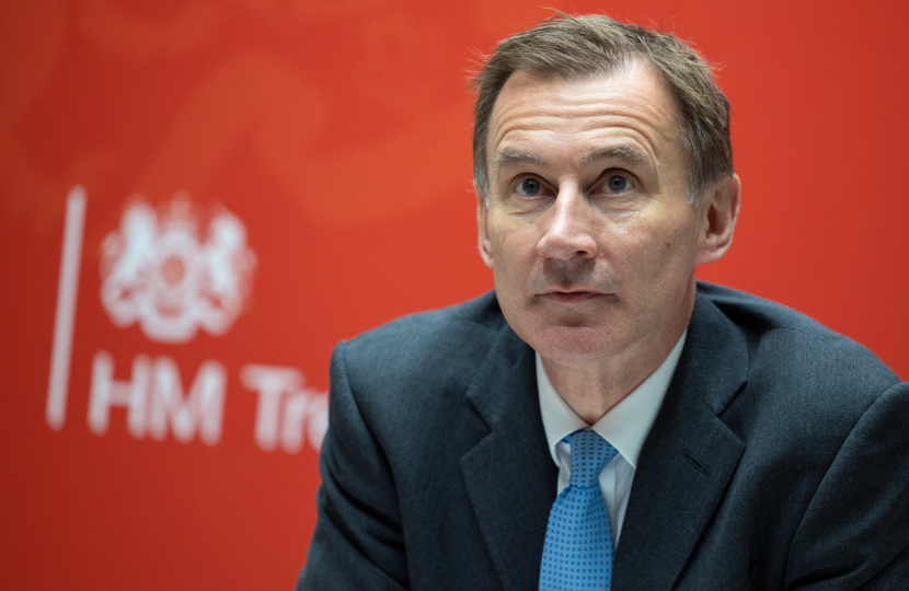 Pictured: The Chancellor of the Exchequer, Jeremy Hunt