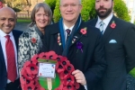 Andrew at war memorial