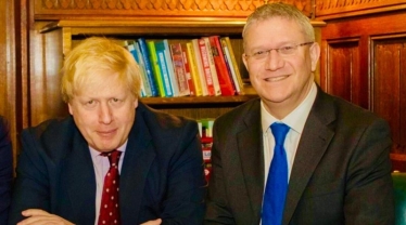 Andrew Rosindell with the Prime Minister