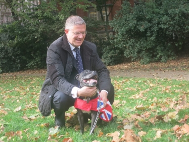 Andrew with dog