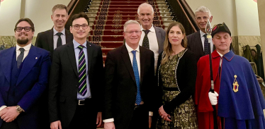 Andrew with the Ticinese Delegation